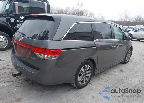 2014 Honda Odyssey Touring/Touring Elite from USA, damaged, VIN 5FNRL5H99EB079076